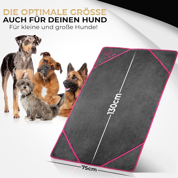Produktbild Feel The Wau 2er Hundehandtuch-Set (Hund)