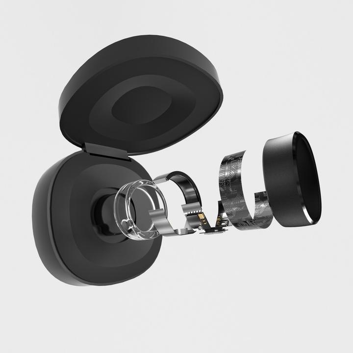 Actual product image RingConn Smart Ring (Gen1) (6, Moonlight silver)