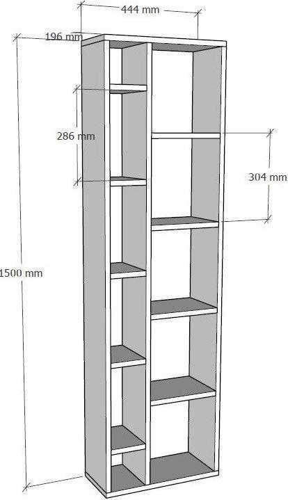 Produktbild Kalune Design Ricardo (44.5 x 19.5 x 150 cm)