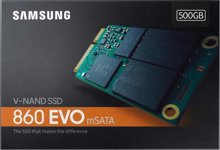 Actual product image Samsung 860 Evo (500 GB, mSATA)