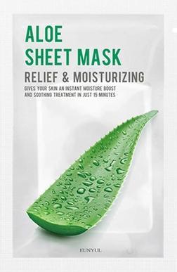 Produktbild Eunyul Sheet Mask Aloe moisturizing and soothing face mask with aloe vera 22ml (22 ml)