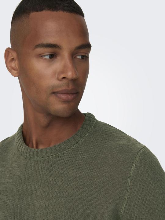 Produktbild Only & Sons Einfarbiger Strickpullover (S)