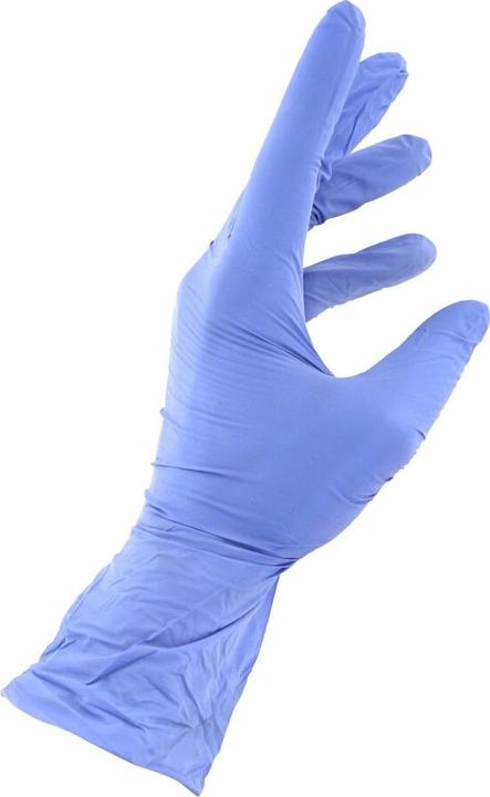Produktbild 3A Blue Basic Plus Basic line by med-Comfort Nitril puderfrei, 200 Stück, blau (S)