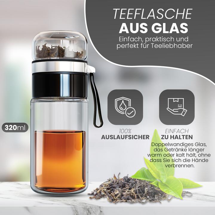 Actual product image Gewürzladen Näfels Drehbare Teeflasche (0.32 l)