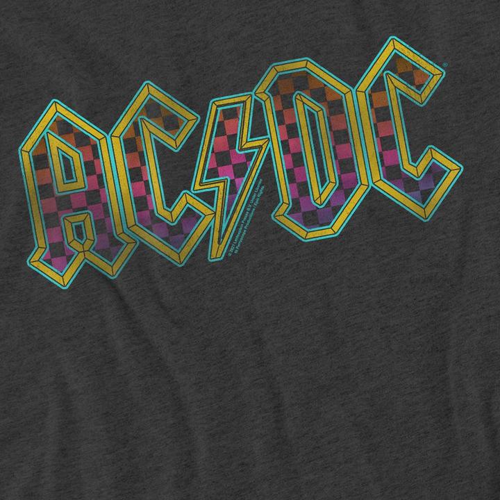 Immagine prodotto AC/DC Maglietta Logo a Scacchiera Gradiente Adulto Unisex (XL)