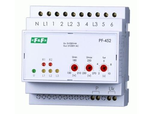 Actual product image F&R Automatic phase changer with 400 V phase voltage output