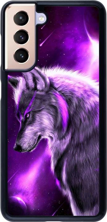 Actual product image PhoneLook Coque Purple Sky Wolf (Samsung Galaxy S21 5G)