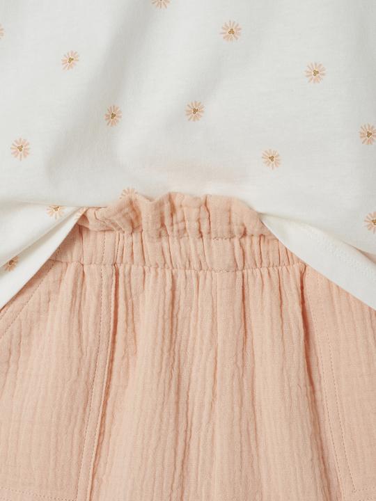 Immagine prodotto Vertbaudet Set da bambina: maglietta e pantaloncini (158)