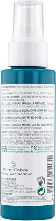 Produktbild Klorane Wasserminze Bio Spray (100 ml, Flüssiges Shampoo)