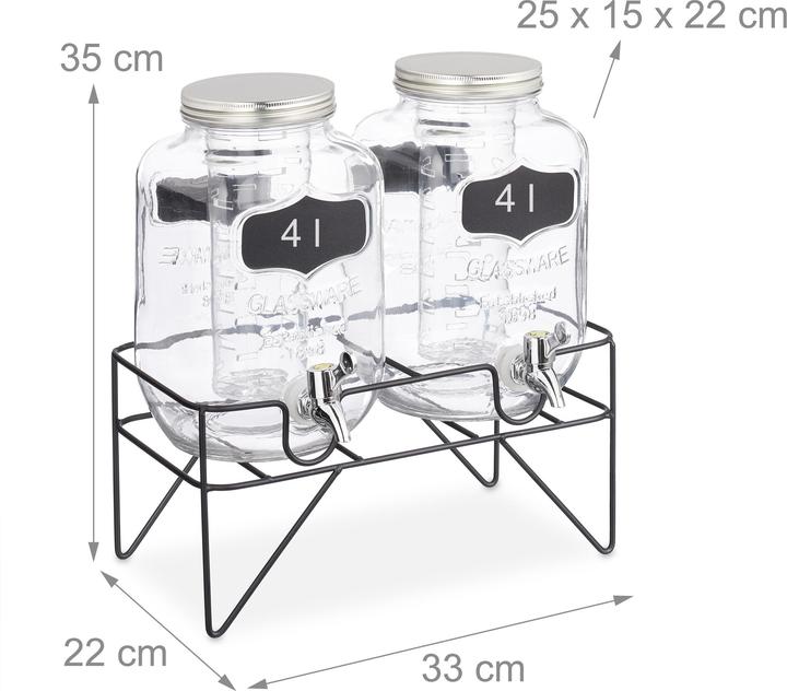 Actual product image Relaxdays Drink dispenser