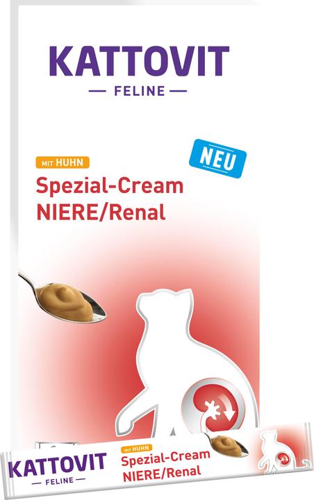 Kattovit Crème spéciale Rénal (Adulte, 6 pcs, 90 g)