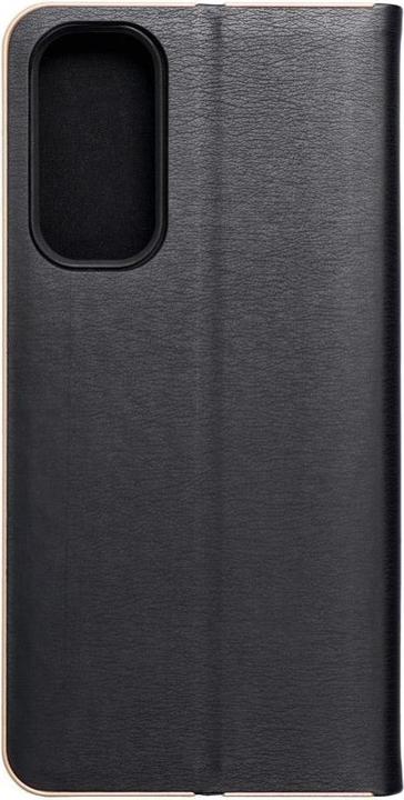 Actual product image OEM Book case LUNA Book Gold for SAMSUNG A25 5G black (Samsung Galaxy A25 5G)