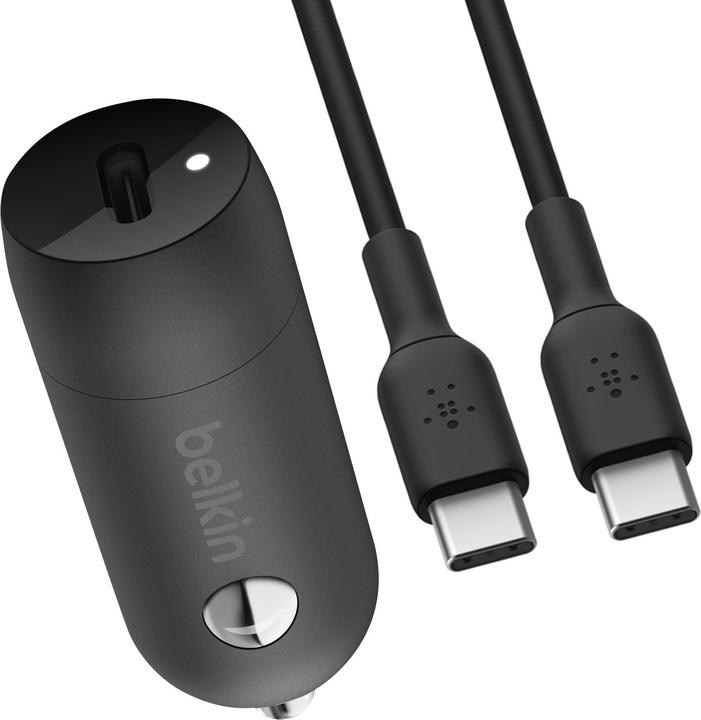 Produktbild Belkin 30W CAR CHARGER USBC-C 1M BLK