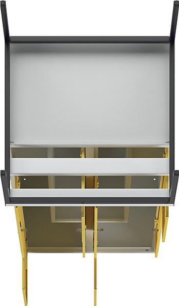Actual product image Z wardrobe with bench (80 cm, 214 cm)