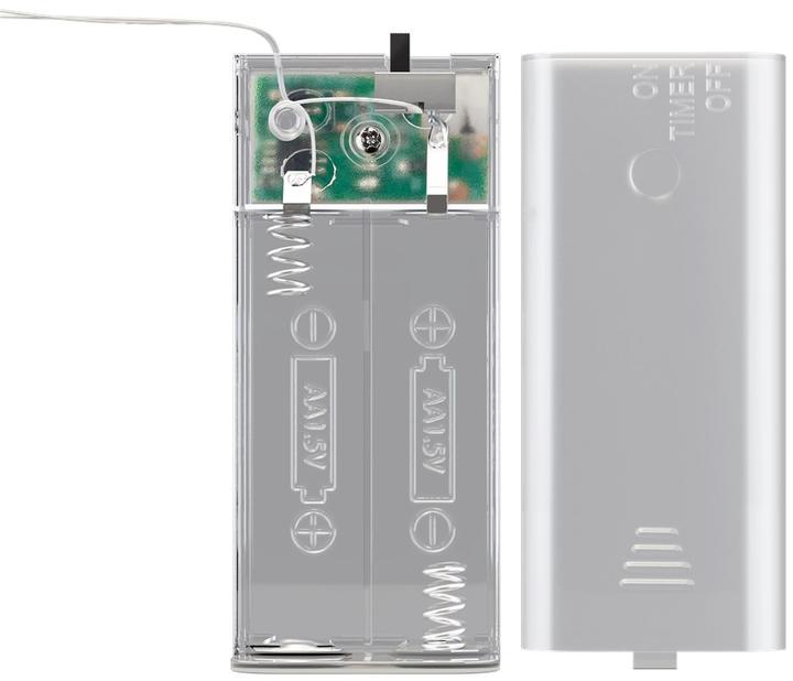 Image du produit Goobay Guirlande lumineuse à 10 photoclips LED "Sapin de Noël (1.40 m)