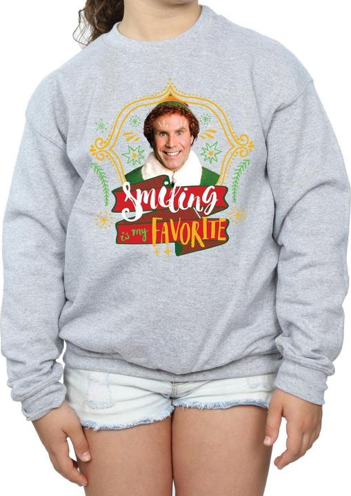 Produktbild Elf Buddy Smiling Sweatshirt Mädchen (116)