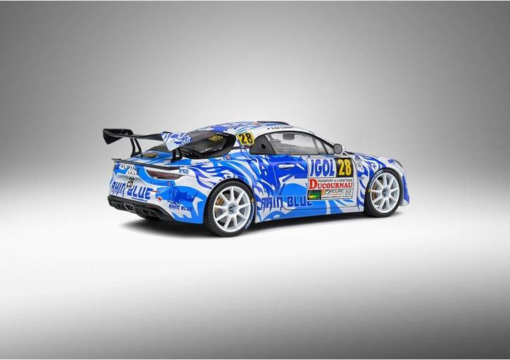Actual product image Solido 1:18 Alpine A110 Rally #28 white