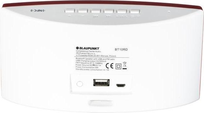 Produktbild Blaupunkt BT10RD Tragbarer Lautsprecher (4 h, Akkubetrieb)