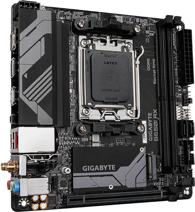 Image du produit Gigabyte B650I AX (AM5, AMD B650, Mini-ITX)