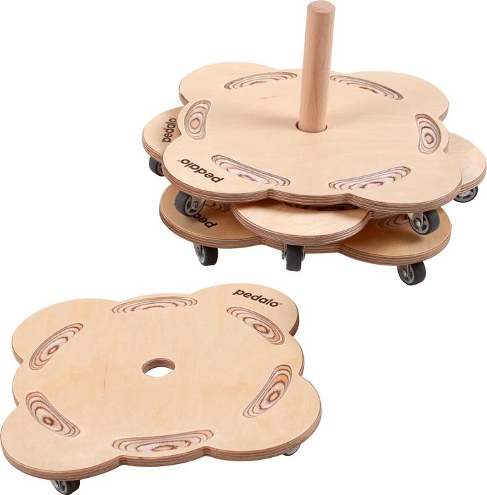 Pedalo Rollbrett-Set Stapelbaustein Rollrutscher