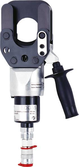 Image du produit Klauke KLA SDG55 Tête de coupe hydraulique diamètre 55 mm, ACSR (330 mm)