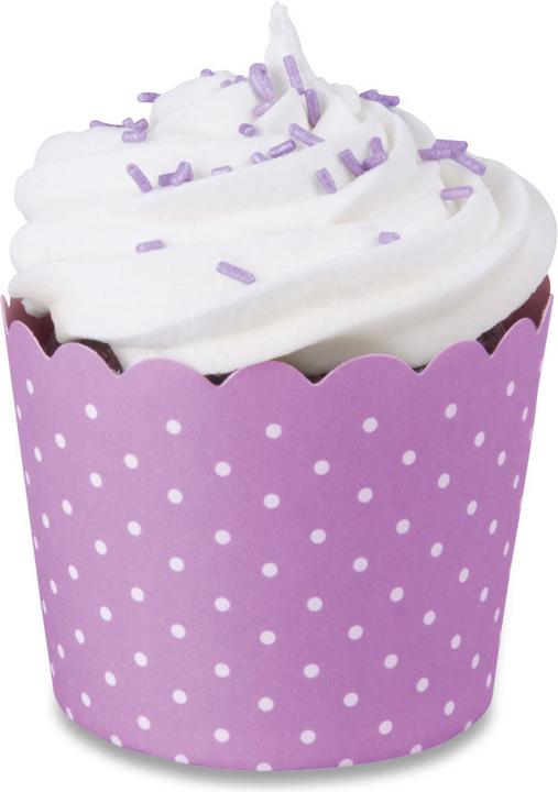 Actual product image Städter Mini Cupcake Moulds Lilac & White (6 cm)