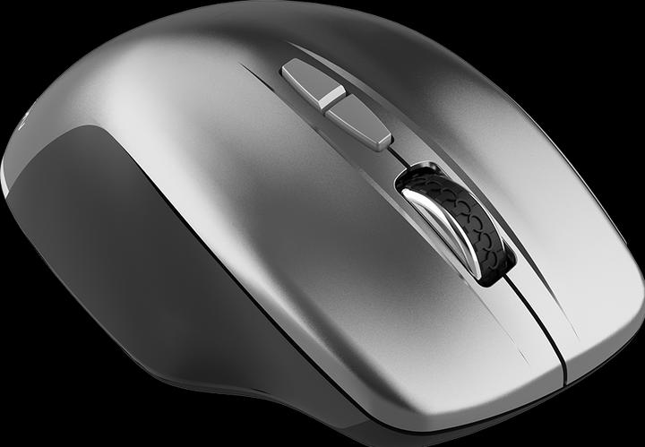Actual product image Canyon Wireless Optical Mouse with Blue Led Sensor MW-21, with 7 Buttons, Dark Gray (Wireless)
