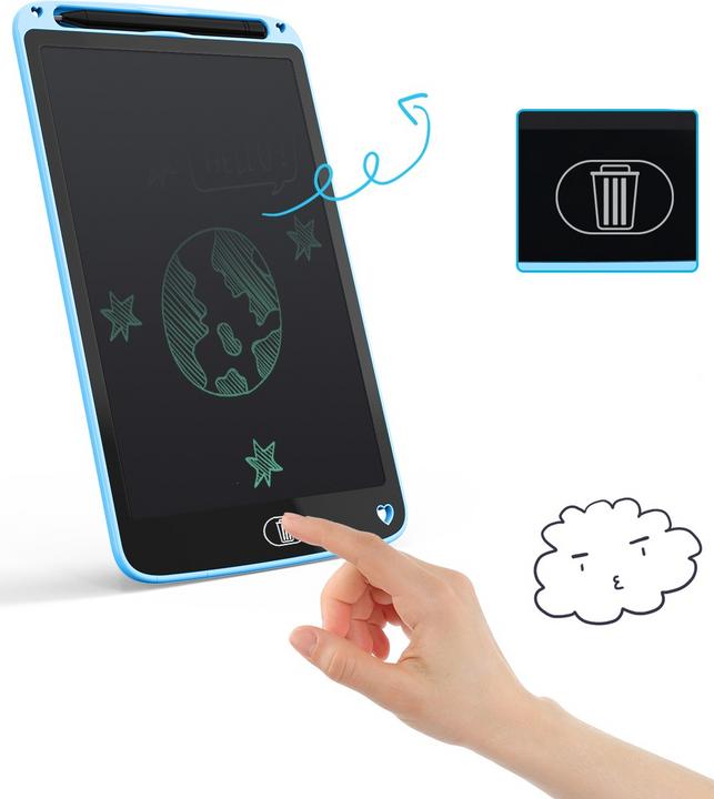 Produktbild I Am Creative Magische LCD Schreibtafel Wiederverwendbares Zeichenbrett Maltafel mit Zauberstift