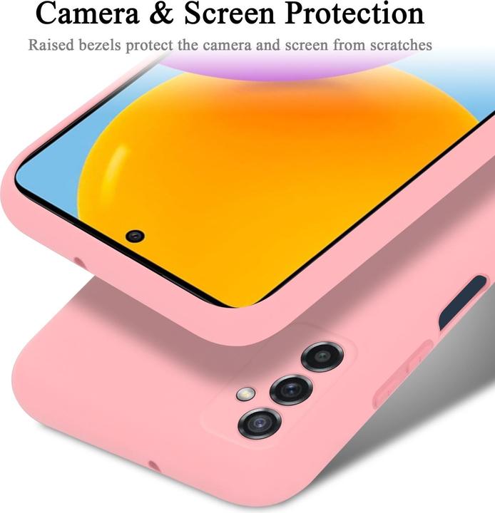 Actual product image Cadorabo TPU Liquid Silicone Case Cover for Samsung Galaxy M52 5G (Samsung Galaxy M52 5G)