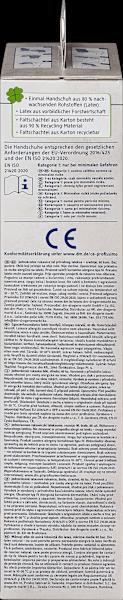 Image du produit dm Profissimo Gants jetables latex blanc moyen (M)