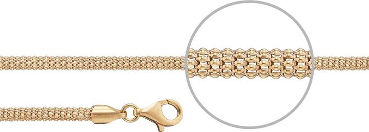 Der Kettenmacher Koreanerarmband Gold (19 cm, Silber)