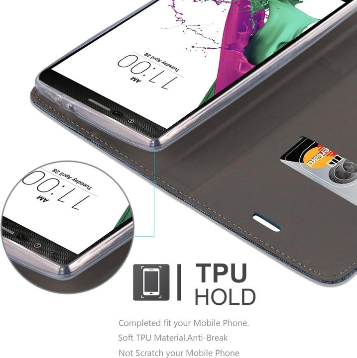 Actual product image Cadorabo Book Jeans Optics Cover (LG G4, Motorola Moto G4 Plus)