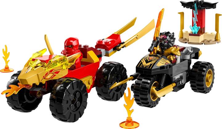 Produktbild LEGO Verfolgungsjagd mit Kais Flitzer und Ras' Motorrad (71789, LEGO Ninjago)