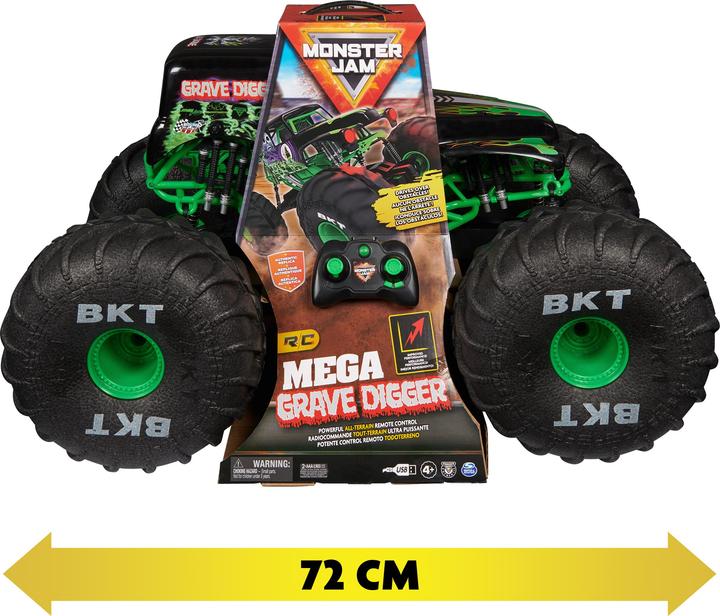 Actual product image Monster Jam Mega Grave Digger