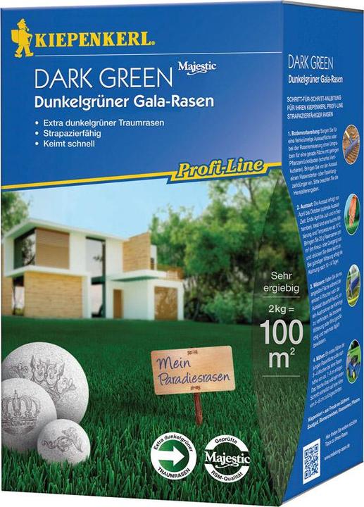 Kiepenkerl Lawn seed Dunkelgrner Gala lawn 2 kg 100 m (Lawn reseed)