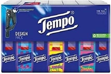 Actual product image Tempo Handkerchiefs 4-ply 42x10