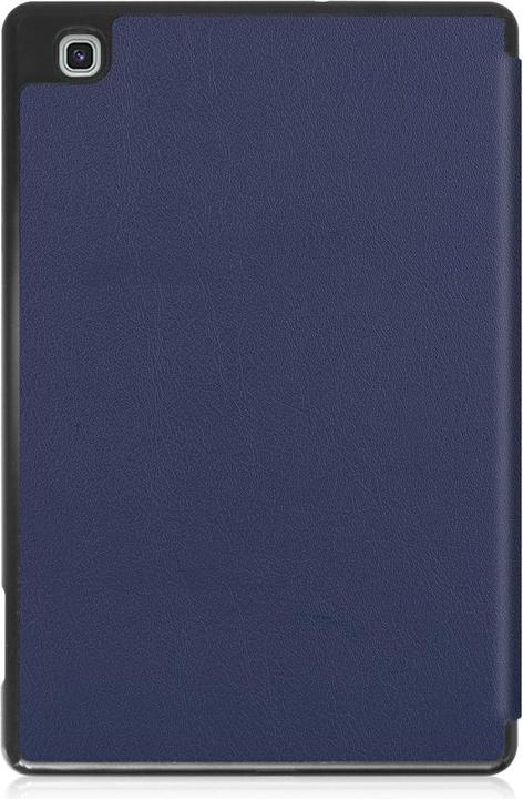 Image du produit Cover-Discount Galaxy Tab S6 Lite - Étui en cuir intelligent à trois volets, bleu foncé (Galaxy Tab S6 Lite 10.4 (2020))
