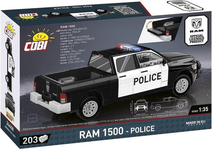 Produktbild Cobi Cars - Ram - 1500 Police (205 Teile)