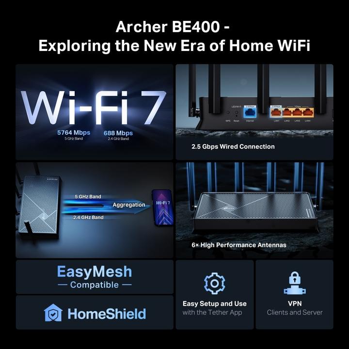 Actual product image TP-Link Archer BE400