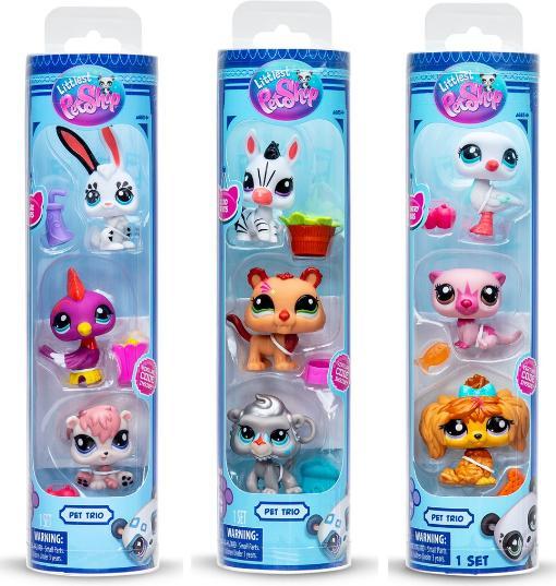 Actual product image Littlest Pet Shop Pet Trio in Tube Ass (00621)
