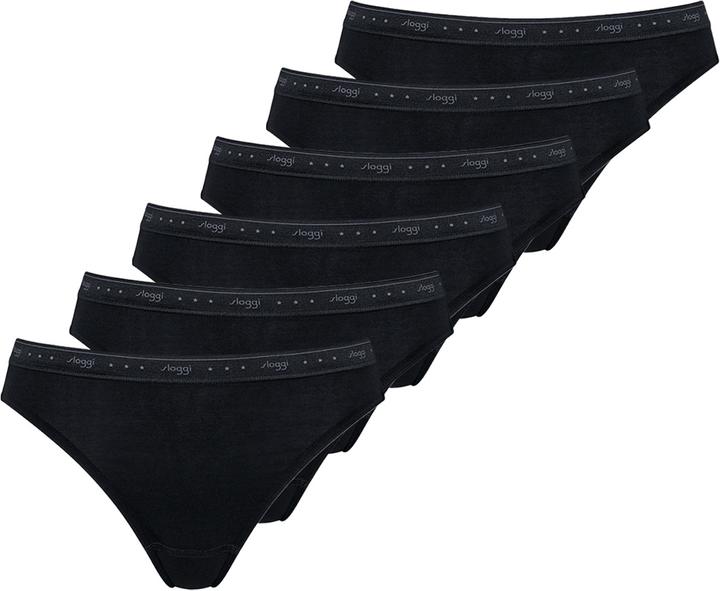 Actual product image Sloggi Pack of 6 24/7 100 Tai Briefs (38, M, pack of 6)