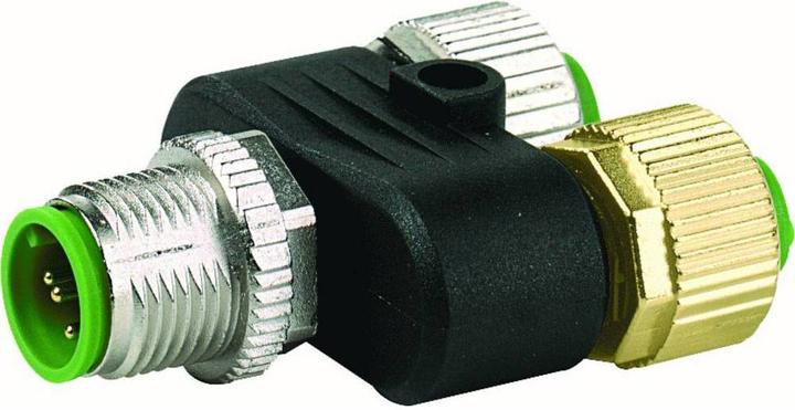 Produktbild Murr Elektronik T-Stück M12 St. ger. auf M12 Bu. ger