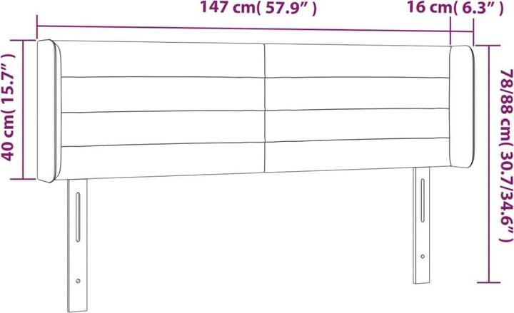 Actual product image VidaXL Kiriakoula (147 x 16 x 88 cm)