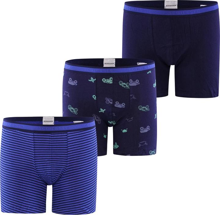 Produktbild Schiesser 3er Pack 95/5 Organic Cotton Retro Short / Pant (92, 3er Pack)