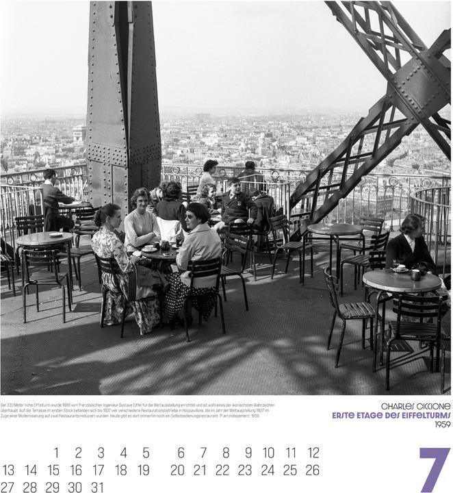 Actual product image Paris, mon amour Kalender 2026 (48 x 54 cm, Hardcover, German)