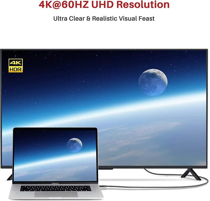 Actual product image Ivanky USB Typ C — HDMI (Typ A) (2 m, USB Type C, HDMI)