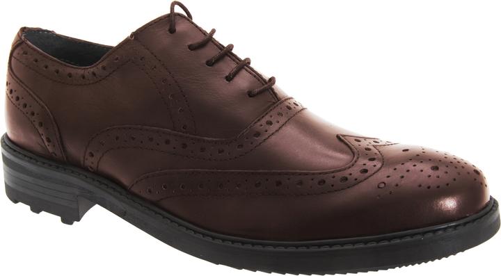 Immagine prodotto Roamers Scarpe in pelle allacciate con motivo traforato (47)