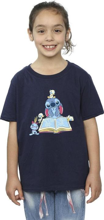Image du produit Disney - T-shirt LILO & STITCH READING A BOOK - Fille (140, 146)