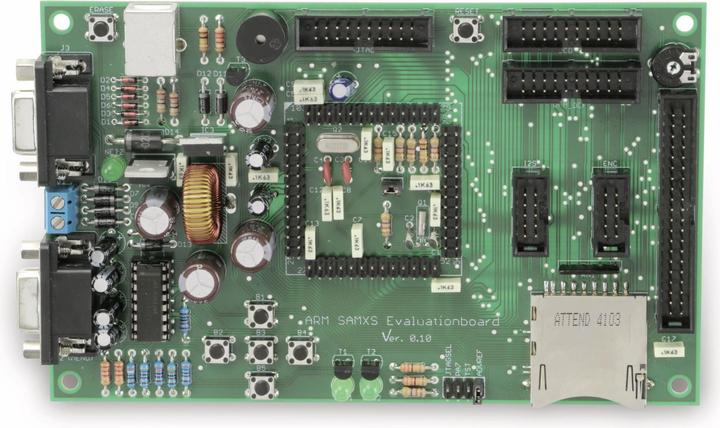 Produktbild Eneroid SAMxS Evaluationsboard, Fertigmodul mit Sockel