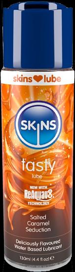 Actual product image Skins Tasty" Salted Caramel Seduction 130ml Natural Flavoured Lube (130 ml)